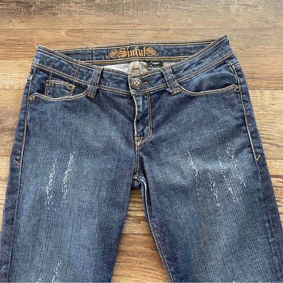 Y2K Sinful by Affliction jeans 30 - Picture 3 of 12